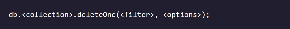 deleting documents syntax