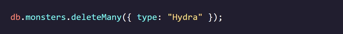 delete many example