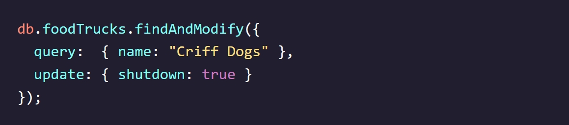 find and modify defualt