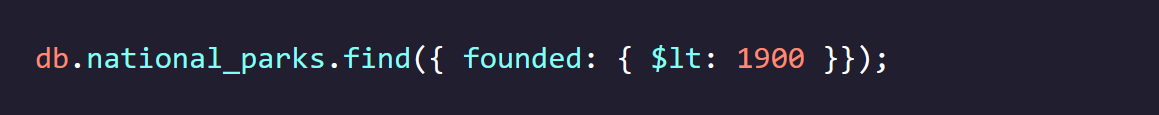 less than query