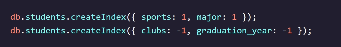 multikey index example