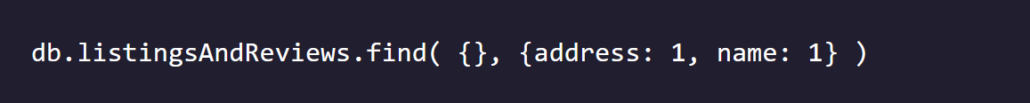 query projections
