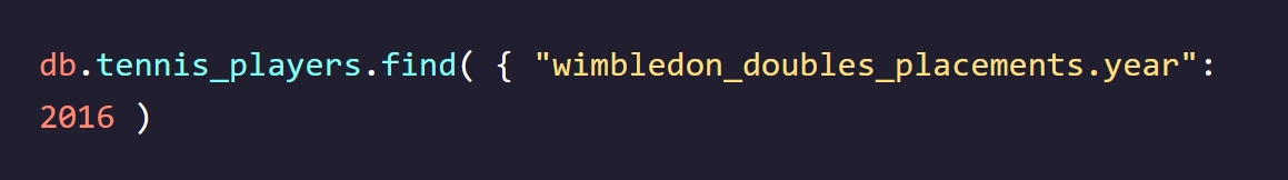 single field query