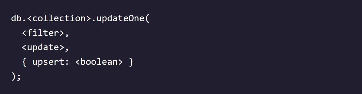 upsert syntax