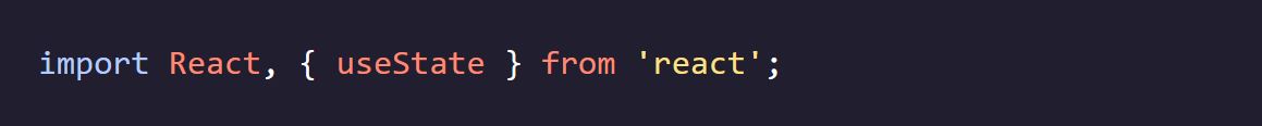 import useState