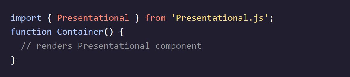 container component